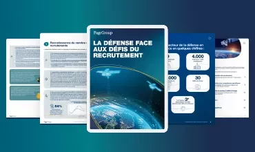 Page de couverture d’un rapport intitulé « La Défense Face Aux Offres De » avec une mise en page professionnelle et des éléments de design.